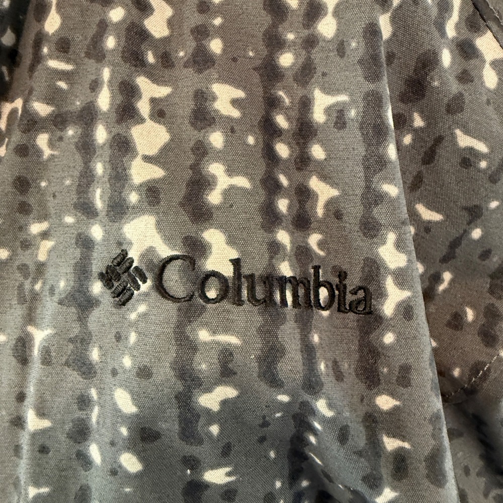 Columbia Women's Interchange Full Zip Ski Coat Gray/Black Pattern Size XL - Picture 2 of 8